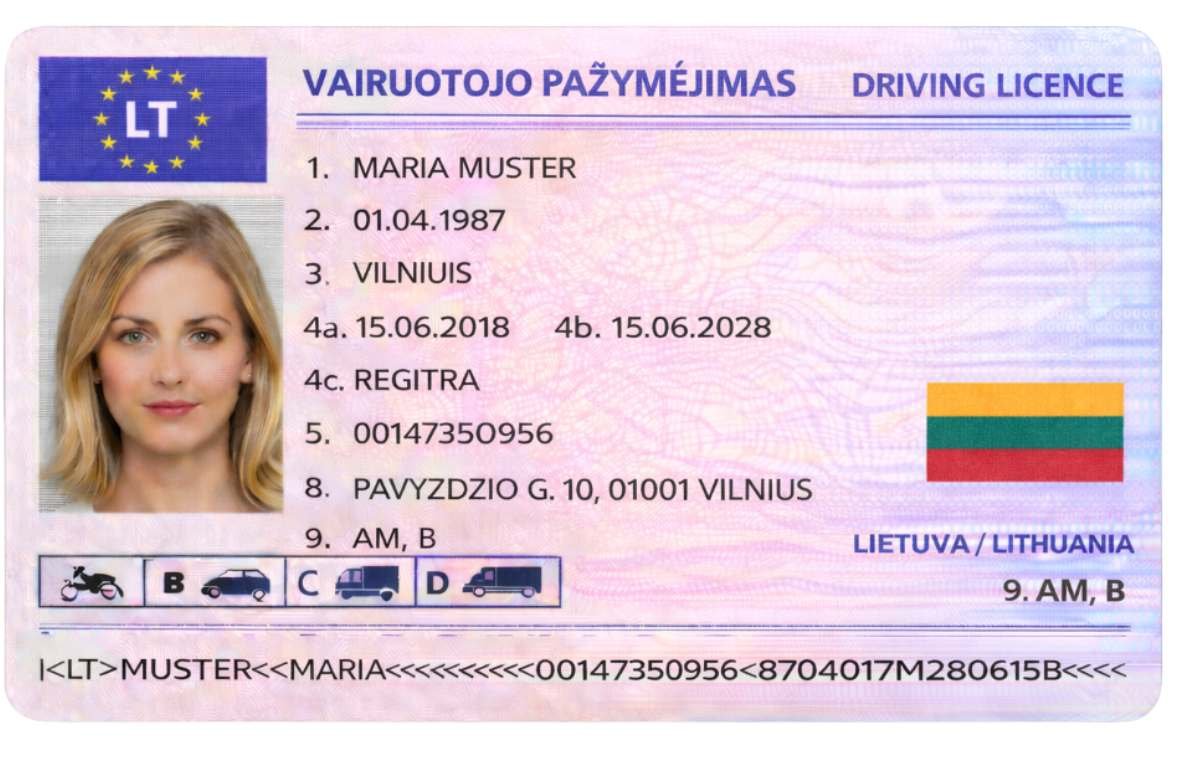 lithuania driving license