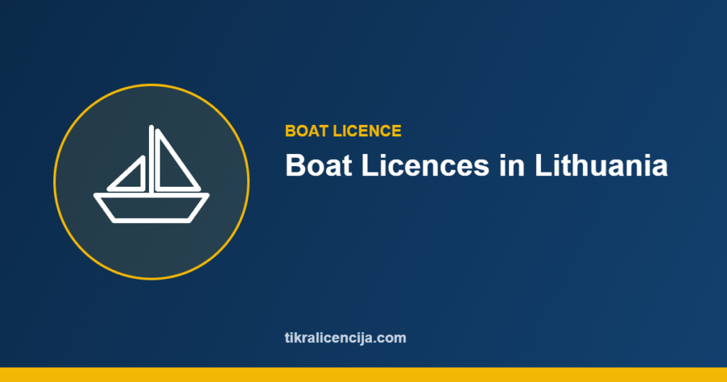 boat licence Lithuania