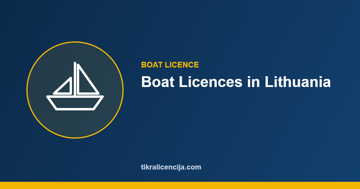 boat licence Lithuania