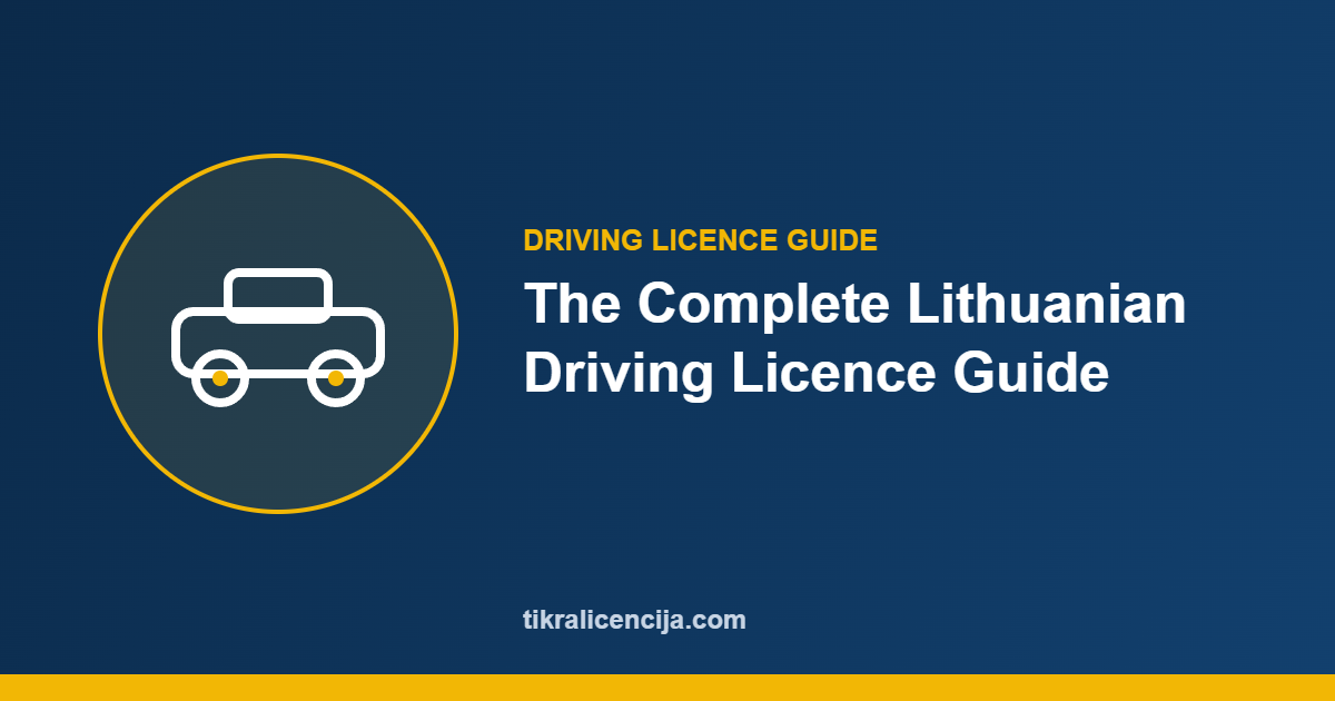 Lithuanian driving licence