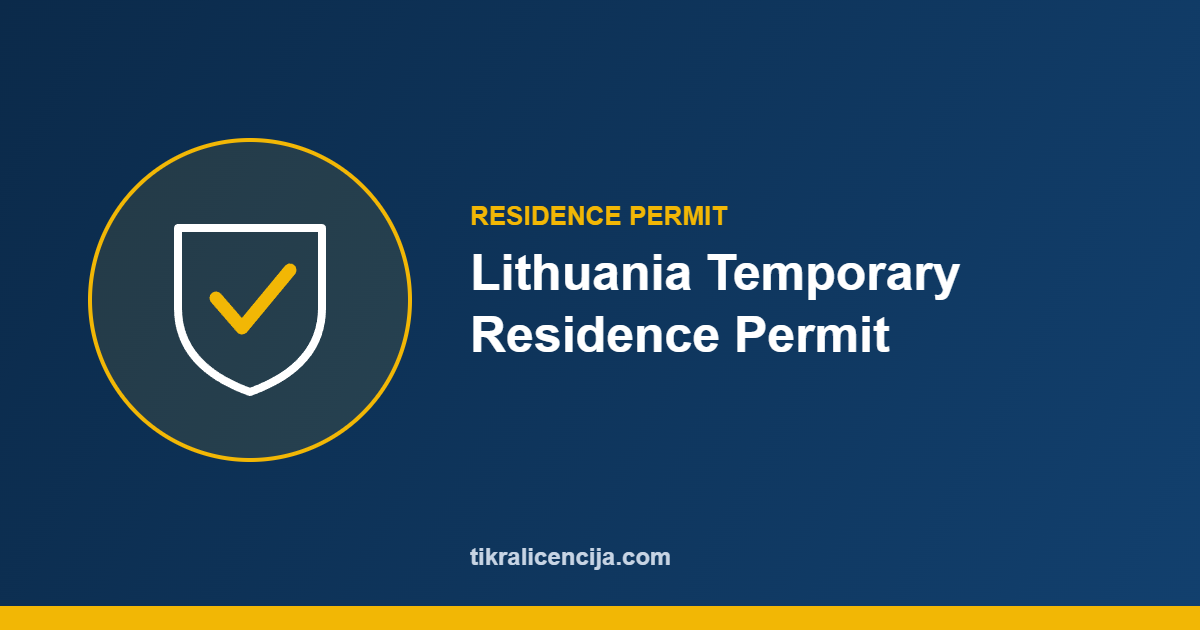 Lithuania temporary residence permit
