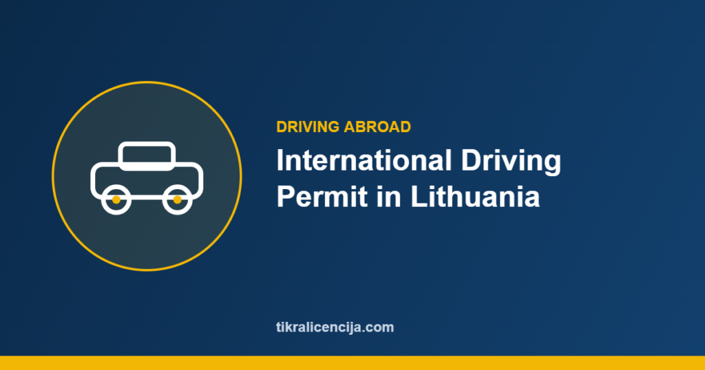 international driving permit Lithuania
