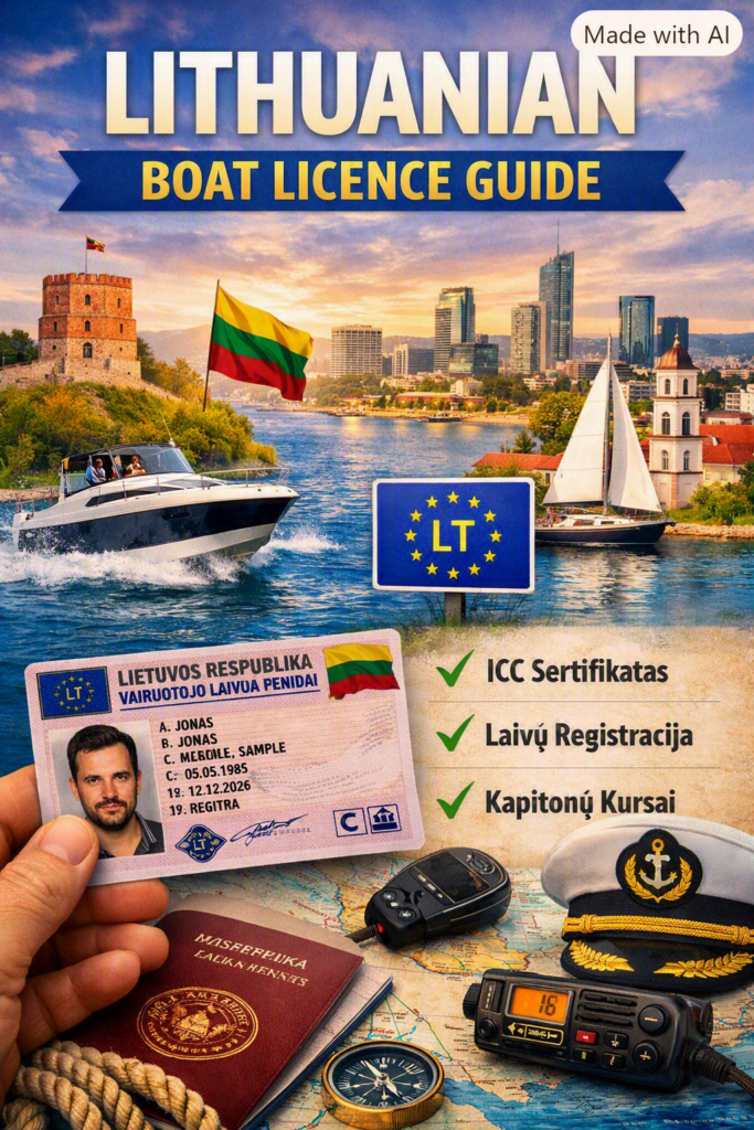 buy Lithuanian boat licence online