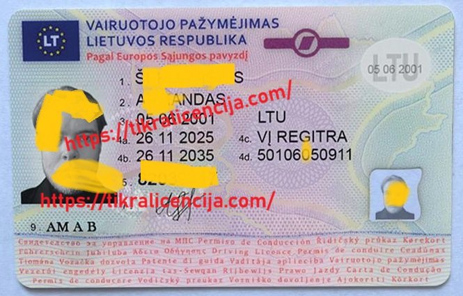 Buy Lithuania driving licence